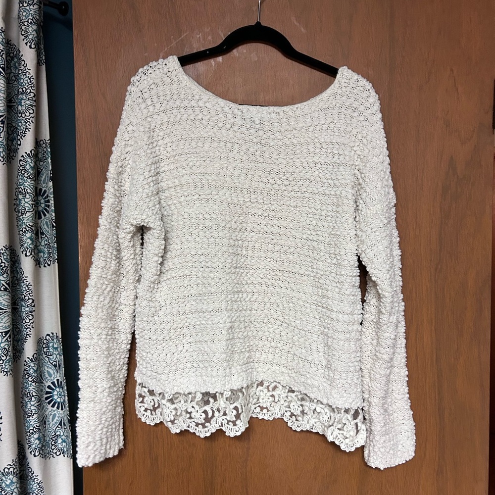 Eggshell sweater